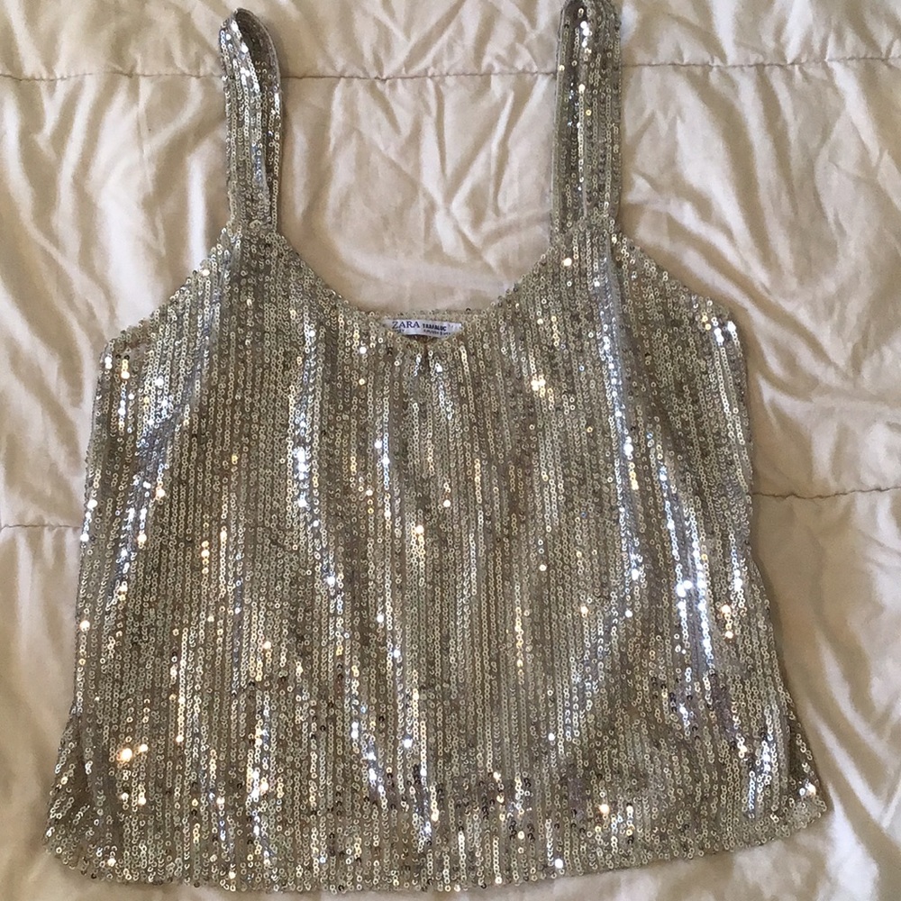 Zara Sparkle top